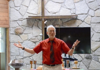 Farewell worship with Pastor Phil