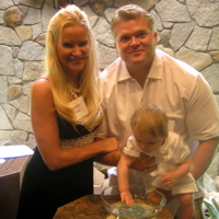Pamela and Tony Wood with Camden Pam and Tony